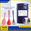 Colher de arroz de silicone líquido de grau alimentício, resistente a altas temperaturas, resistente ao envelhecimento, suprimentos de cozinha não tóxicos, matérias-primas de silicone