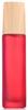 Em estoque para envio internacional 10ml tampa imitando madeira frasco de vidro colorido com esfera rolante frasco para óleo essencial frasco de perfume frasco com esfera rolante para creme para os olhos óleo labial