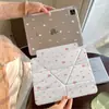 Ins Diseño de Gota de Fresa, adecuado para funda de tableta iPad mini, Pro 11/13, con diseño plegable y ranura para lápiz, para 10ª/11ª generación