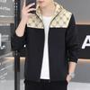 Estación Europea 2025 Primavera Hombres Sudadera con Capucha Holgada Marca de Tendencia Chaqueta Casual Elegante Abrigo de Moda de Gama Alta