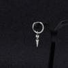 Aretes Unisex Estilo Estrella para Hombre, Aretes Personalizados Estilo Retro, Aretes Ing Harajuku, Clips para Orejas sin Perforar