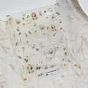 Marco de Fotos Estilo Fresco Vintage Pegatinas de Uñas con Forma de Lazo Ts4078 Estilo Pastoral Francés Pegatinas Florales de Cerezo para Uñas