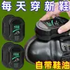 Limpieza de Zapatos, Ropa de Cuero, Crema para Zapatos, Cepillo para Zapatos, Mantenimiento Multifuncional, Esponja de Doble Cara, Limpieza y Cuidado Universal Incoloro para Zapatos