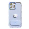 Adecuado para Apple 17ProMax Dibujos Animados Lindo 11 Puntos 3D Perro 12 Niñas 14 Funda Original para Teléfono 16Plus