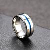 Anillo estilo retro anillo de acero inoxidable marea para hombre anillo de acero de titanio joyería personalidad simple joyería al por mayor yiwu
