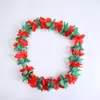 Fabricantes atacadistas transfronteiriços não enviam por drop shipping guirlanda havaiana nova guirlanda de tecido atualizada espessa guirlanda de decoração de Natal guirlanda