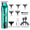 Tijeras de peluquería transfronterizas, cortadoras de pelo eléctricas, cabezal de aceite, cortadoras de pelo eléctricas, blancas, profesionales, para tallado de peluquería, afeitadora LCD