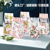 Bonito desenho animado floco de neve saco de embalagem crocante saco de órgão biscoitos de cozimento nougat máquina selada saco autônomo atacado