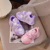 Zapatos Transpirables de Malla para Niñas 2026 Primavera Nuevos Zapatos para Estudiantes Botón Giratorio Zapatos Casuales para Niñas Zapatos para Correr para Niños Grandes