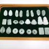 Colgante de Jade Verde Tianshan de Xinjiang con Diseños Florales, Piedra de Jade Verde Tianshan, Colgante Ruyi de Doble Cara, Hebilla de Paz, Suministro para Transmisión en Vivo