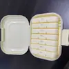 Caja de Pastillas Portátil de 7 Compartimentos, Caja de Almacenamiento de Medicamentos Programada para Mañana, Mediodía y Noche, Caja de Medicamentos para el Hogar, Caja de Almacenamiento de Medicamentos