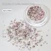 Paquete de material para manicura 2024 primavera y verano nuevo estilo mono mismo estilo hacha Corazón Torcido Cristal K9 diamante flash manicura al por mayor