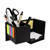 Set de notas adhesivas oficina negocio nota protección ambiental combinación de papel Kraft con portabolígrafos nota adhesiva PET personalizable
