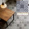 Piel de suelo de PVC autoadhesiva, pegatinas de suelo gruesas resistentes al desgaste, imitación de azulejo, nuevas pegatinas de suelo de cemento, almohadillas de autoinstalación para renovación