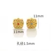 Accesorios dorados antiguos nepalíes para manualidades, accesorios de oro para jugar con texto, pulsera de cuentas ojo de libélula, pulsera de cuentas hechas a mano