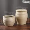 Vasos de Cerâmica Bruta Sem Esmalte para Flores Frescas com Características Zen Criativas, Novo Conjunto Respirável para Plantas Suculentas, Frete Grátis