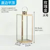 Adornos de Portavelas Estilo Europeo, Linternas de Viento, Linternas de Exterior, Portavelas, Accesorios para Bodas, Cubiertas a Prueba de Viento para Velas, Lámparas de Mantequilla de Acero Inoxidable