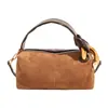 Bolsa Baguete Simples de Mão Estilo Coreano Retrô para Mulheres Inverno 2025 Novo Estilo Personalizado Tendência Exquisite Bolsa de Ombro Único Transversal