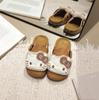 Zapatillas de Princesa para Niñas 2025 Primavera Nuevo Zapatos Birkenneth para Niños Suela Suave Zapatillas Baotou Slip-on para Niña