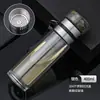 Nova Garrafa de Água com Infusor de Chá Copo de Vidro de Grande Capacidade Copo para Preparo de Chá Masculino Resistente a Altas Temperaturas Garrafa de Água de Grande Capacidade para Carro