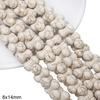 Turquesa blanca sintética cruz estrella de cinco puntas estrella de mar nuevo chino con cuentas material para pulsera DIY accesorios de joyería hechos a mano