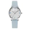 Shengke Estudiante Moda Trendy Simple Correa Agua Casual Oro Rosa Reloj de Cuarzo para Mujer