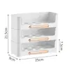 Caja de Almacenamiento de Huevos para Puerta Lateral de Refrigerador, Caja de Huevos Grande de Tres Niveles para el Hogar, Gadget Creativo de Almacenamiento de Cocina Multicapa