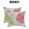 Bestseller transfronterizo en Amazon: Funda de almohada con estampado floral 3D para sofá y hogar, funda de cojín impresa digitalmente