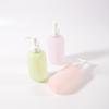 Garrafa Oval Convexa Diária Garrafa de Shampoo Garrafa de Loção Corporal Garrafa a Vácuo Garrafa com Bomba