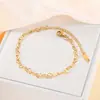 Pulsera de Acero Inoxidable para Mujer Cross, Corazón Hueco de Titanio, Moda Versátil, Apilable, Ajustable, Joyería para Mano, Venta al por Mayor