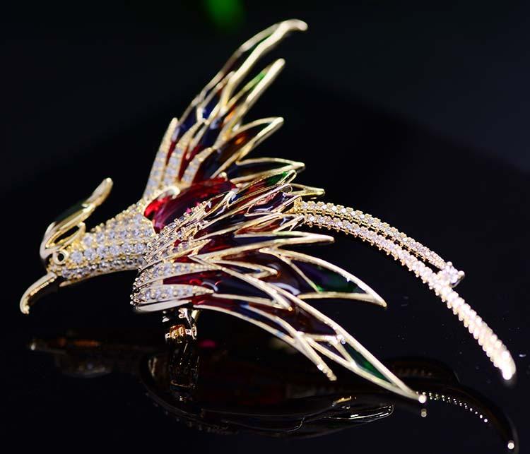 凤凰胸针