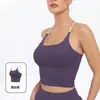 Top Esportivo Tatablanom com Sensação de Pele, Alta Elasticidade, Regata Feminina com Bojo, Top de Yoga Fitness com Alças
