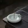 Quemador de Incienso Pequeño de Sapo Dorado Atrae Fortuna Estilo Antiguo Horno Ru, Soporte para Incienso, Soporte para Palillos de Incienso, Quemador de Incienso para Mesa de Té, Artesanía de Horno Ru Atrae Riqueza