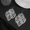 Pendientes Largos de Metal Exagerados Estilo Europeo y Americano, Gancho de Oreja con Borla de Moda, Elementos Populares de Influencers, Varios Accesorios para Orejas