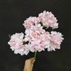 Ramo de Hortensias de 5 Cabezas Flores Artificiales Boda Boda Techo Flores Artificiales Guía de Camino Arreglo Floral Evento Festivo Flores Decorativas
