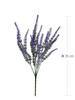 Flores Artificiais Amazon Plantas Simuladas Lavanda Flores Falsas de Plástico Casamento Pastoral Flocagem Casamento Plantas Simuladas