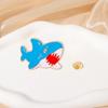 Broche Desenho Animado Tubarão Baleia Oceano Broche de Casal Fofo Decorações Acessórios para Roupas Fivela de Metal Broche
