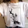 Camiseta de manga corta para mujer con estampado de Asta de Black Clover, dibujos animados populares, comercio exterior transfronterizo, wish/ebay Yama