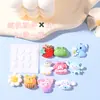 Pasador de Pelo Hecho a Mano para Niños Paquete de Materiales de Pegamento de Crema DIY Pegatina de 3m Pegatina Aleatoria Accesorios para Pegatinas de Refrigerador Paquete de Materiales