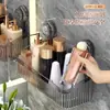 Gancho com Ventosa Porta-Objetos Prateleira de Especiarias Montada na Parede da Cozinha Pia do Banheiro Cosméticos Caixa de Armazenamento na Parede Sem Furos