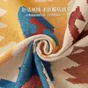 Funda de sofá individual retro americana, cojín de sofá de dibujos animados antideslizante y resistente al desgaste, adecuado para todas las estaciones, manta de sofá transpirable y amigable con la piel