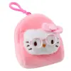 Monedero de Felpa Lindo de Dibujos Animados, Estuche para Auriculares de Muñeca 3D Femenino, Bolsa Portátil con Cremallera para Guardar Monedas al por Mayor