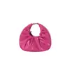 Bolsa Nuvem Plissada Novo Estilo 2024 Moda Bolsa de Ombro Único Transversal de Mão Bolsa Dumpling Sob o Braço Elegante Feminina Comércio Exterior