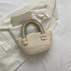 Bolsos de Mujer de Moda Este Año 2026 Nueva Moda Tejidos de Paja Gran Capacidad Lindos Modernos Bolsos Cubo para Mujer