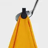 Toalha de Golfe, Pano de Limpeza de Taco de Golfe Magnético, Toalha Esportiva de Microfibra Absorvente de Suor com Gancho