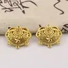 Estilo Étnico Pez Dorado Bendición Candado de Bebé Colgante Latón Seguro y Deseoso Candado Estilo Étnico Retro Joyería