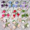 Hibisco Peonía Simulada Flor Falsa Ramo Hecho a Mano Flor de Boda Flor Decorativa Artificial Venta al por Mayor Arreglo de Boda Arreglo Floral de Piso
