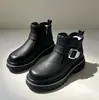Botas Martin para Hombre, Nuevo Estilo Otoño, Piel Suave, Suela Suave, Suela Gruesa, Botas de Corte Medio de Piel Genuina, Botas Chelsea Tendencia Estilo Británico para Hombre