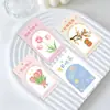 Etiquetas simples de nuevo estilo para cumpleaños, luna llena, primer cumpleaños, bodas, Día del Maestro, tarjetas de felicitación, tarjetas de decoración de pasteles personalizadas para floristerías