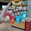 Llavero de Cangrejo y Langosta Realista 3D Caricatura Creativa Cangrejo Peludo Figura Colgante de Bolso Juguete para Niños Venta al por Mayor